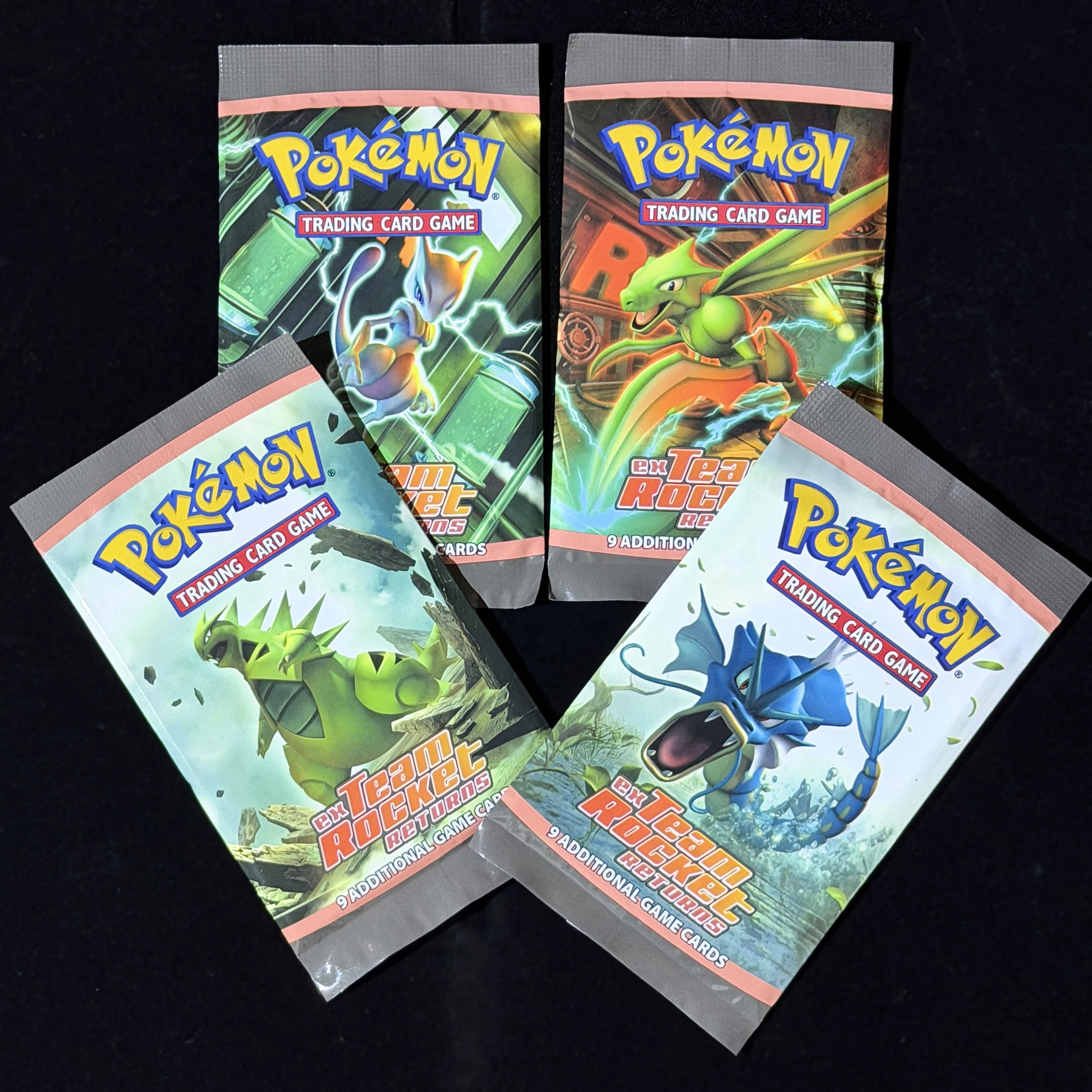 Фото PTCG EX Team Rocket Returns 2004 Booster Pack Vintage, 9 шт./упак., TCG, набор с изображением Мьюту, классические прокси-карты №2