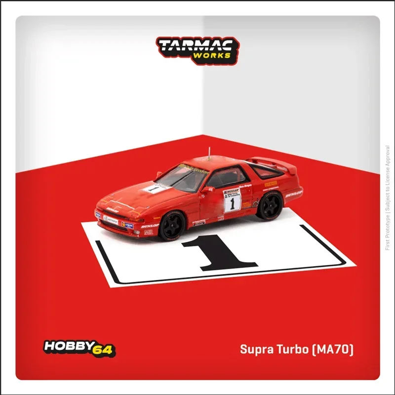 Tarmac Works 1:64 Supra Turbo (MA70) BTCC 1988 Chris Hodgetts # Литая под давлением модель автомобиля 1.