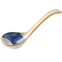 japanese style small spoon ceramic spoon spoon household soup spoon female cute rice spoon eating ramen soup spoon