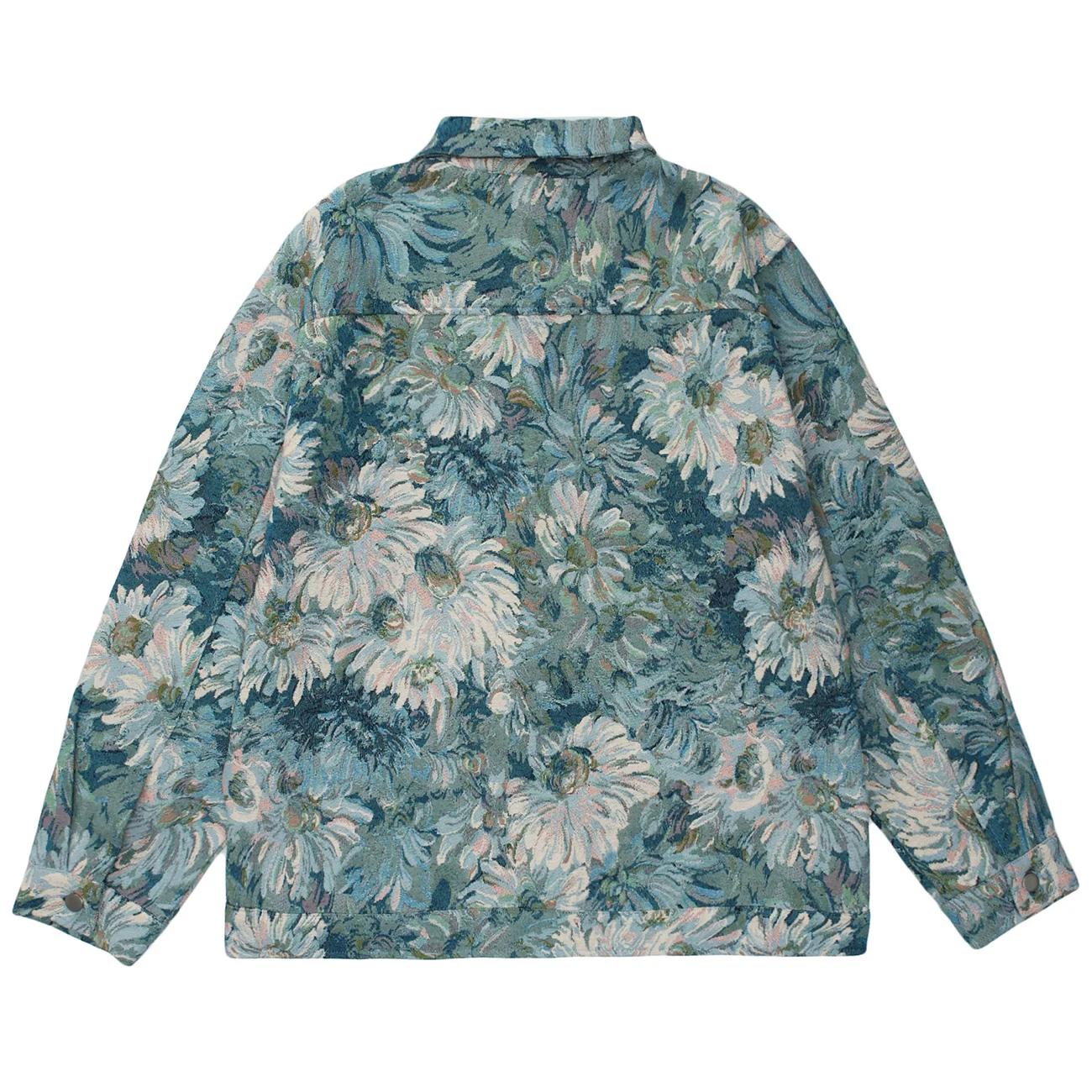 Куртка Мужская/женская с цветочным принтом винтажный Топ длинным рукавом в стиле