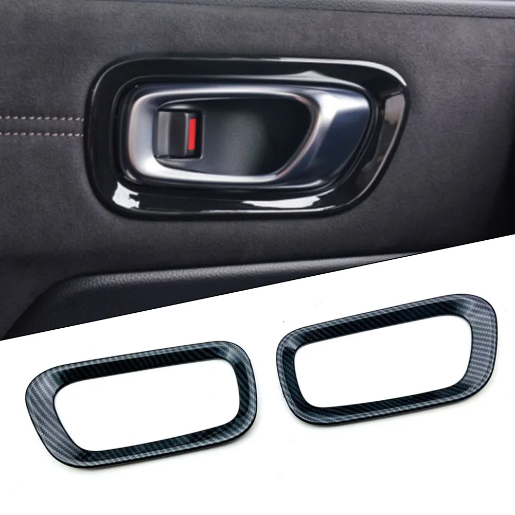 

Обшивка Рамы ручки 2 шт. ABS углеродное волокно стиль для Honda Stepwgn 2022-2023 внутренняя дверная Чаша отделка Аксессуары для автомобиля грузовика
