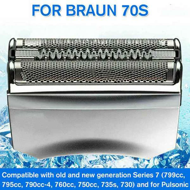 Foil Cassette Head For Braun 70s Series 7 799cc 760cc 750cc 730 735s For Pulsonic Razor