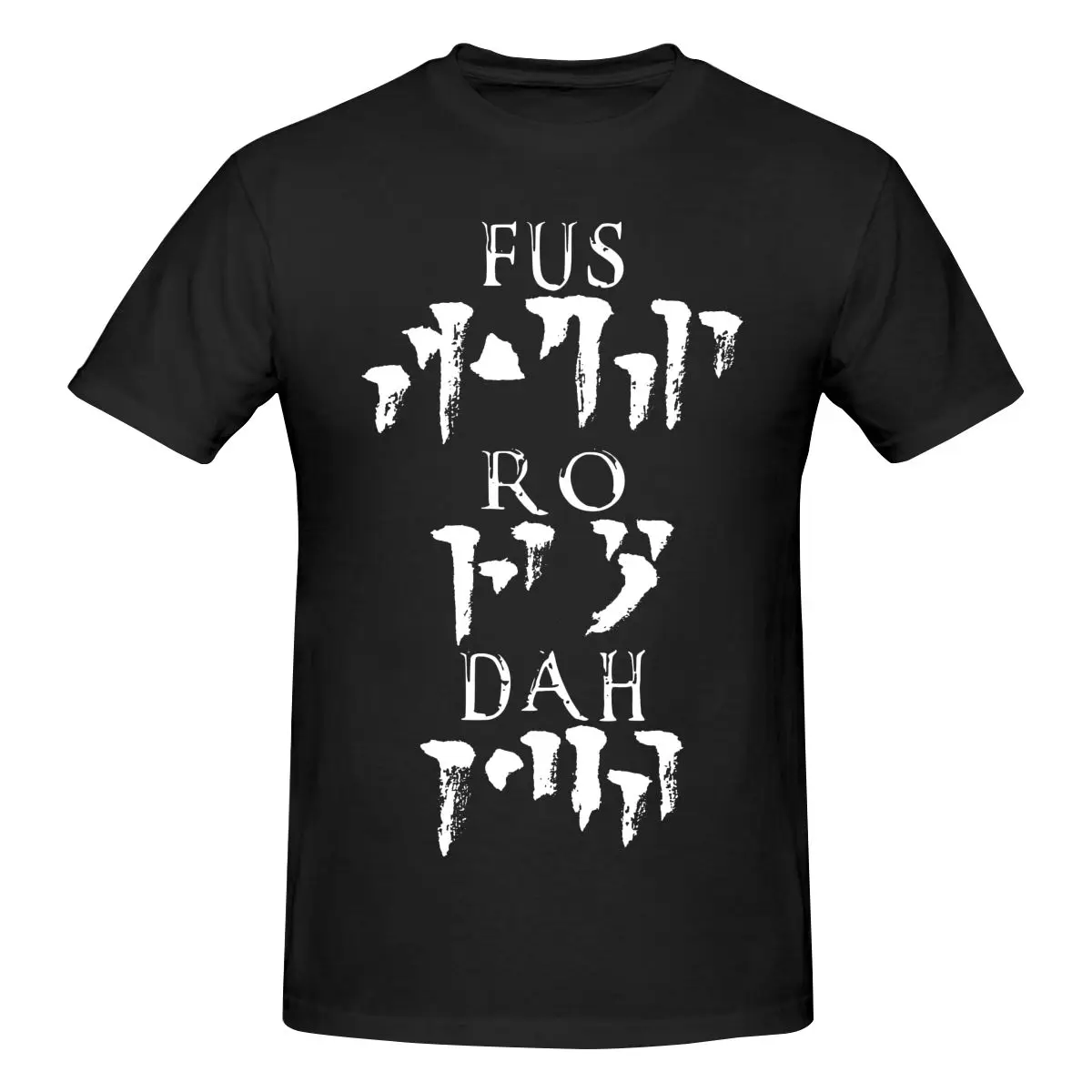 

Elder Scrolls Fus Ro Dah T Shirt Cotton Custom Short Sleeve Men Tshirt