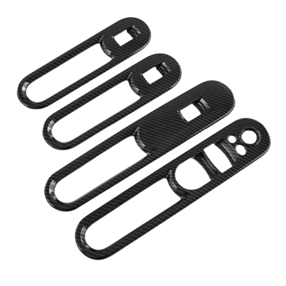 

Панель для стеклоподъемника автомобиля из углеродного волокна, кнопки переключения, отделки двери, подлокотника для MINI Cooper Clubman 2022