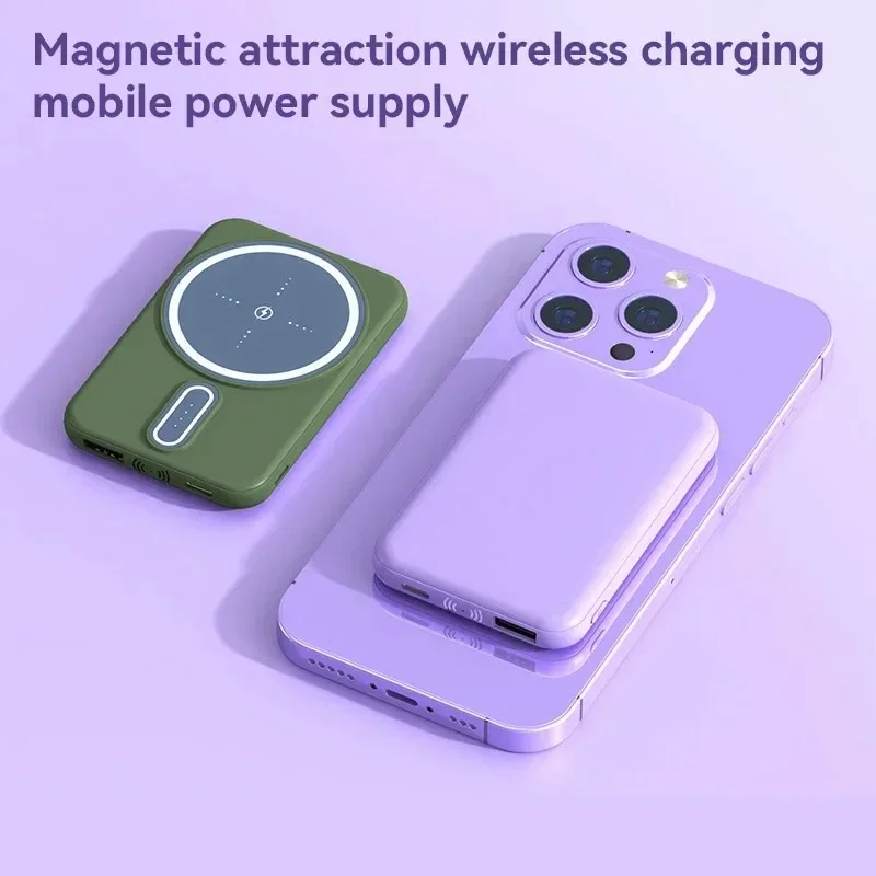 Xiaomi 50000 мАч Power Bank Магнитная беспроводная мини-зарядка Портативная сверхбыстрая