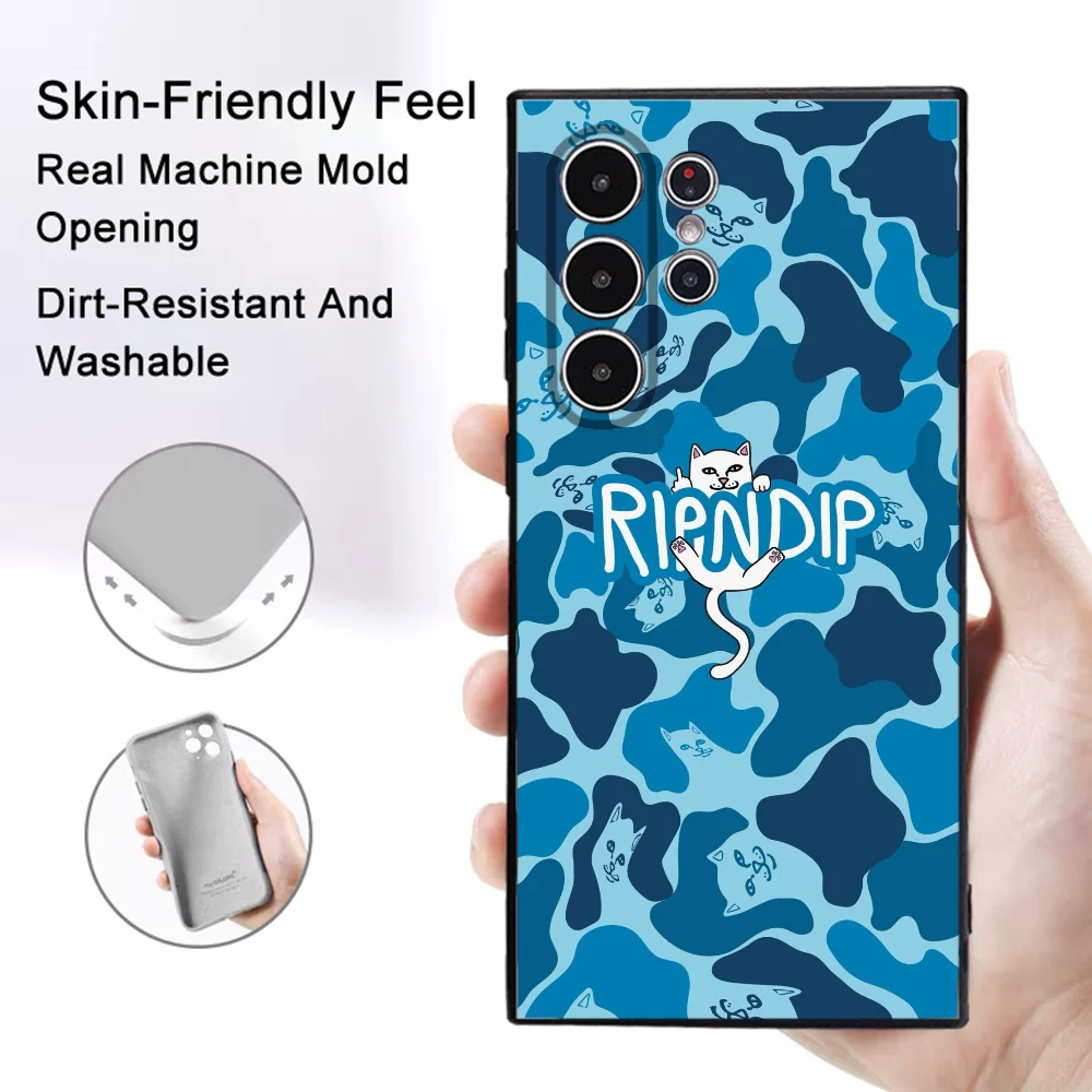 Фото Чехол для телефона скейтбордом R-Ripndips Samsung Galaxy S25 S24 S22 S23 Ultra S21 S20 Plus 5G, матовый нескользящий мягкий чехол с полным покрытием №2