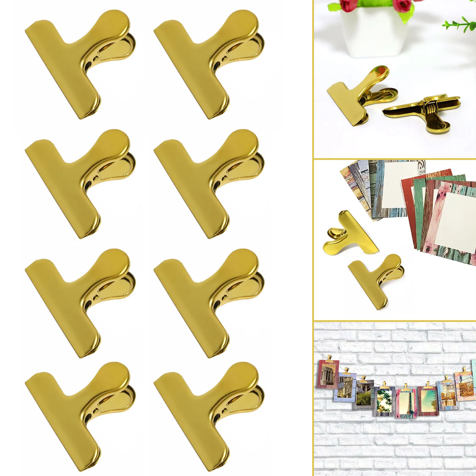 

Зажим для герметизации пищевых пакетов из нержавеющей стали, многоцелевой Т-образный зажим для герметичных пакетов, зажим для герметизации...