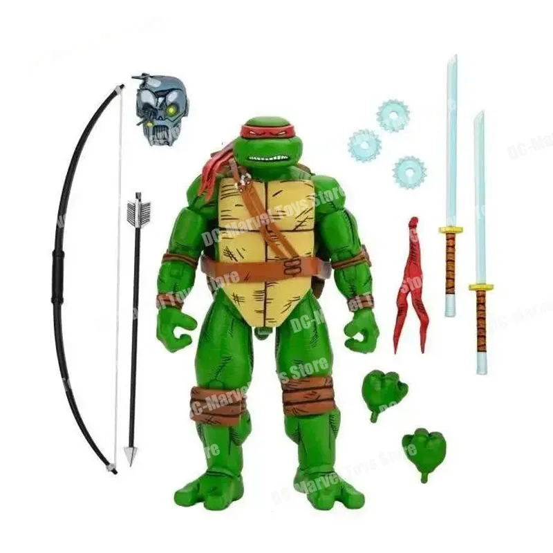 Новый Neca Tmnt Donatello Leonardo Рафаэль Микеланджело Фигурки Four Bros Комическая версия Аниме