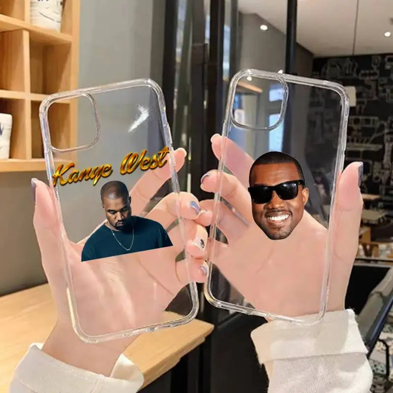Чехол для телефона Kanye West iPhone 11 12 Mini 13 Pro XS Max X 8 7 6s Plus 5 SE XR прозрачный чехол |