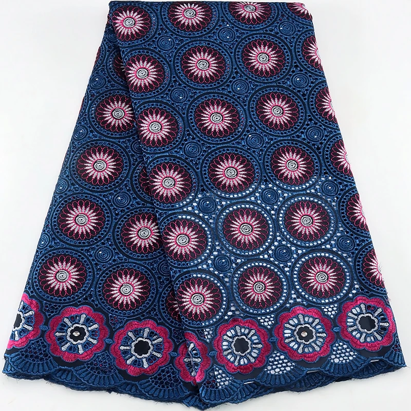 Новейшая швейцарская вуаль кружева в Швейцарии Высококачественная африканская