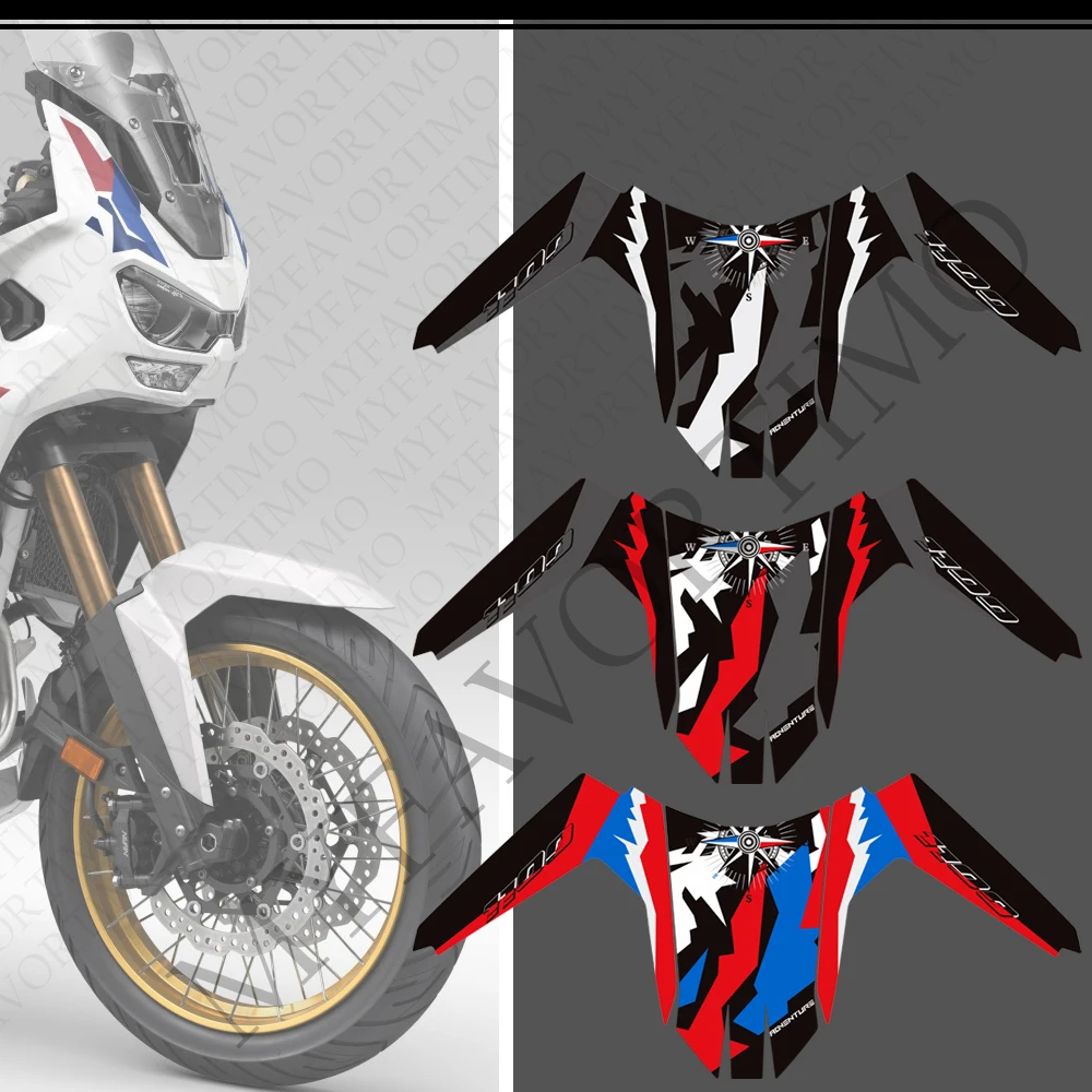 Фото Наклейки-протекторы для топливного бака мотоцикла Honda CRF 1100L Africa Twin Adventure Sports №5