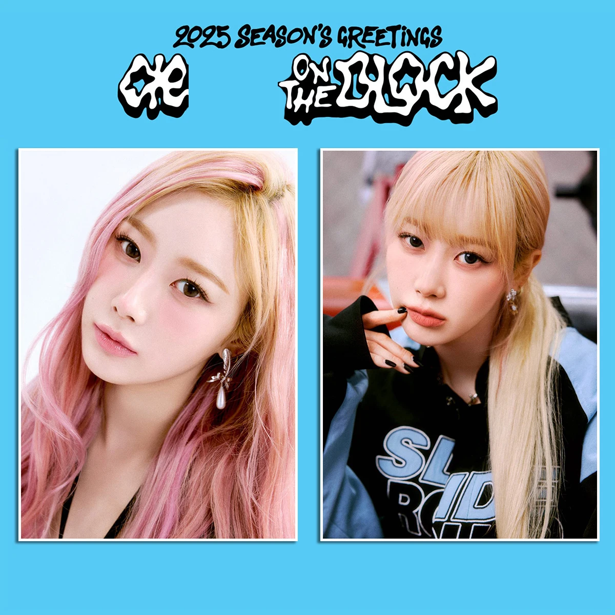 2 шт./компл. KPOP KARINA WINTER фото постер 2025 сезон поздравления самоклеящаяся наклейка
