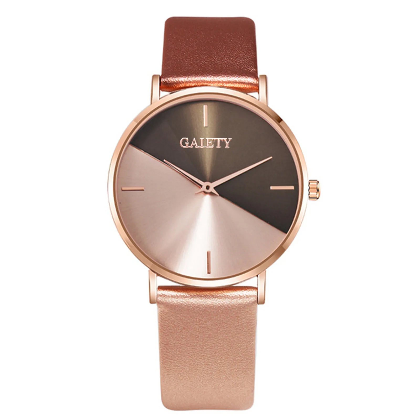 

Gaiety Brand Women Watches Leather Rose Gold Dress Female Clock Luxury Brand Design Women Watches Simple Fashion Ladies Watches