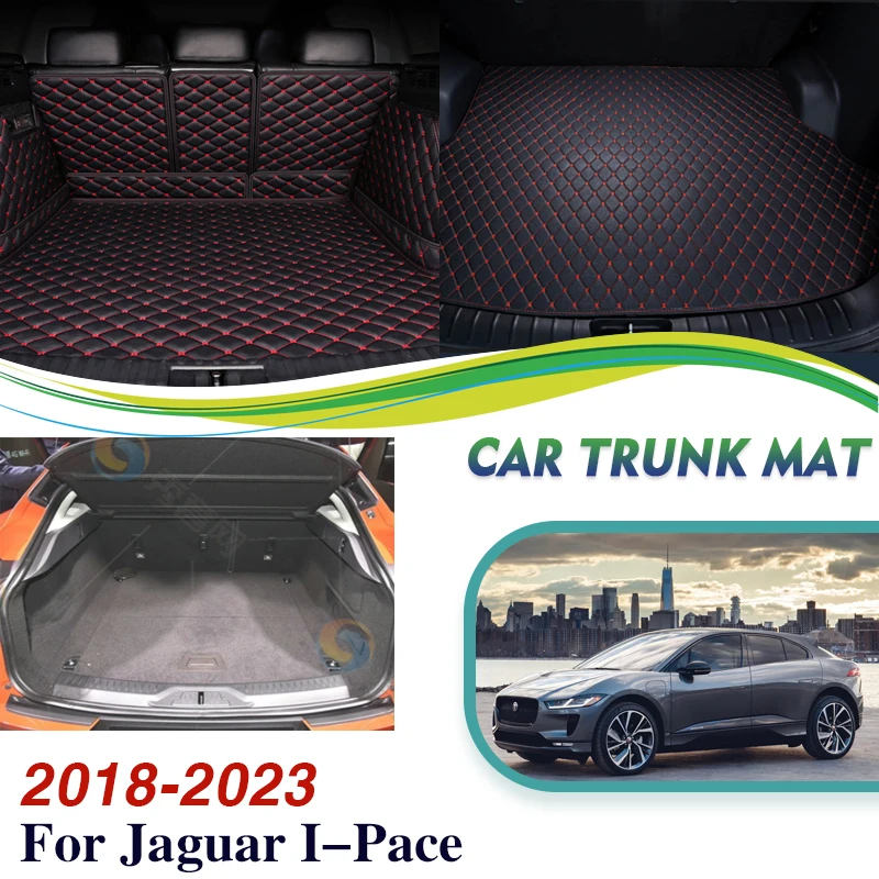 

Leather Car Trunk Mats For Jaguar I-Pace IPACE I PACE 2018~2023 Waterproof Carpets Dedicated Car Trunk Mats Car Accessories 2022