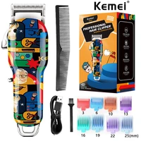 kemei hair cutting machine electric hair clipper professional hair trimmer men haircut machine barber rechargeable km max2092