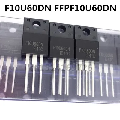 Оригинал 5 шт./F10U60DN FFPF10U60DN TO-220F 600 в 10A | Электронные компоненты и принадлежности