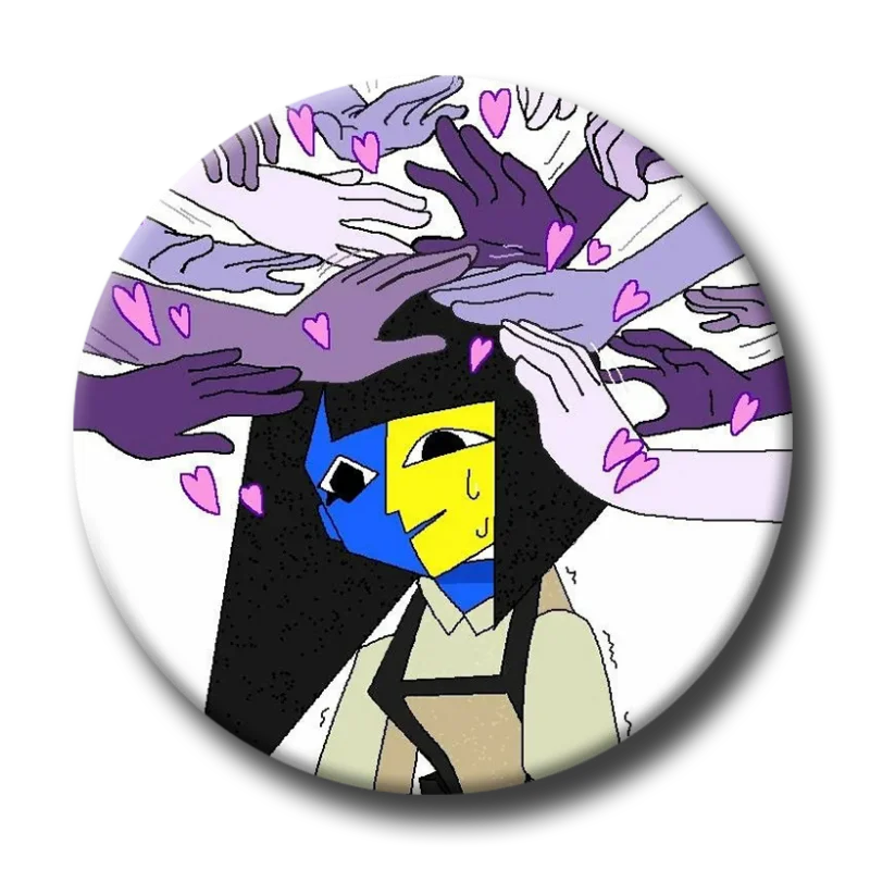 

Значок с круглой мягкой пряжкой