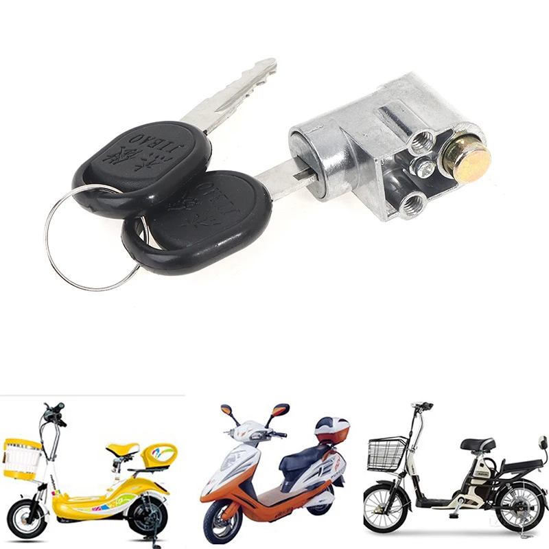 

Ignition Lock Battery Pack Box Lock + 2 Keys For Motorcycle Scooter E-bike
