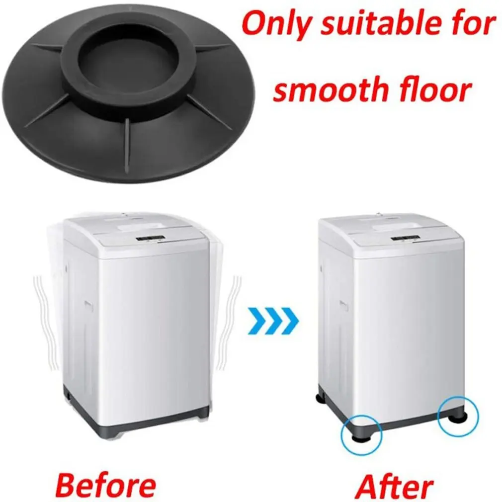 

4pcs Anti Vibration Feet Pads Silicone Legs Silent Skid Raiser Mat For Washing Machine Support Dampers Stand Accessories