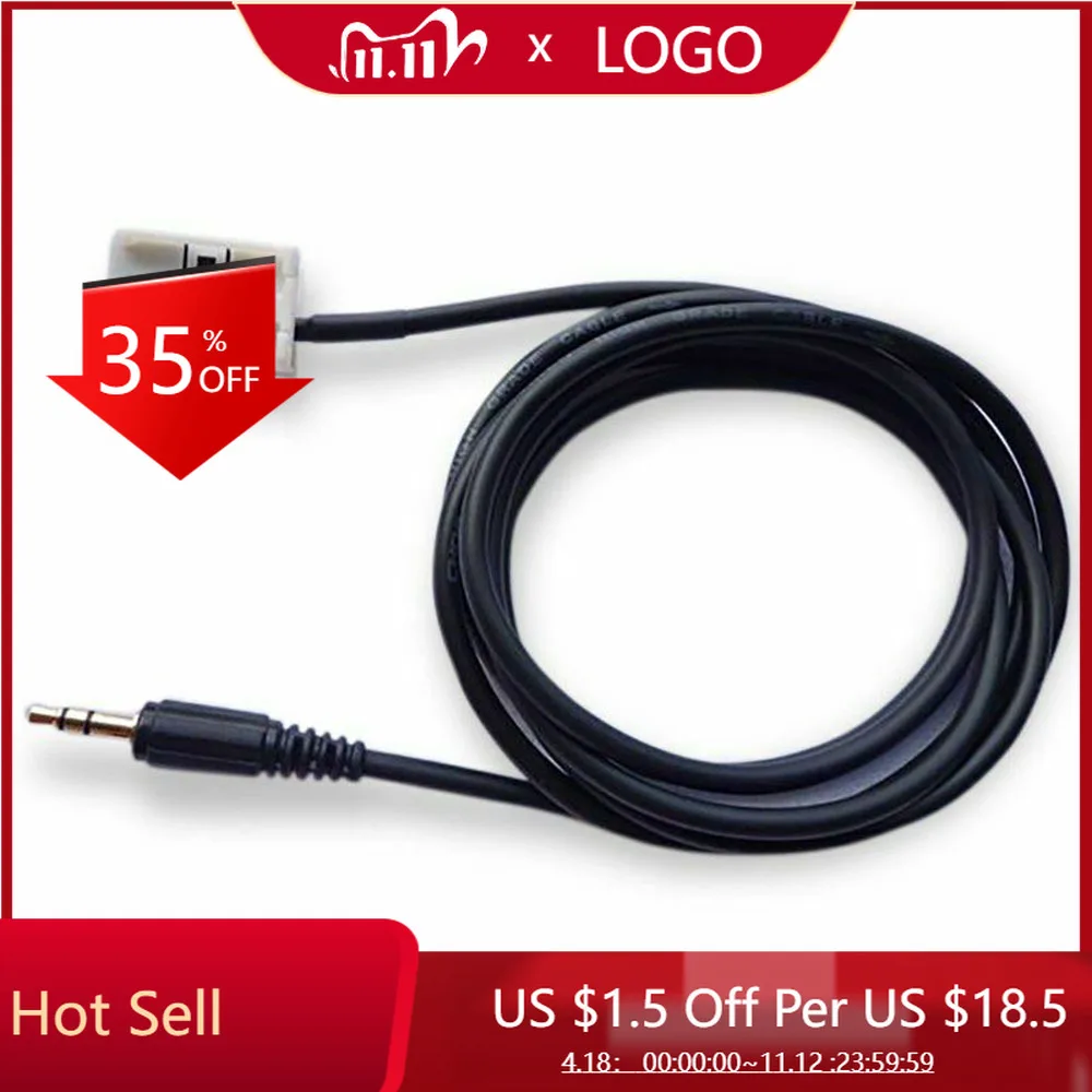 

Car Aux Cable 3.5MM MP3 Music Audio Auxiliary Adapter For BMW E60 E63 E6 N3 N8