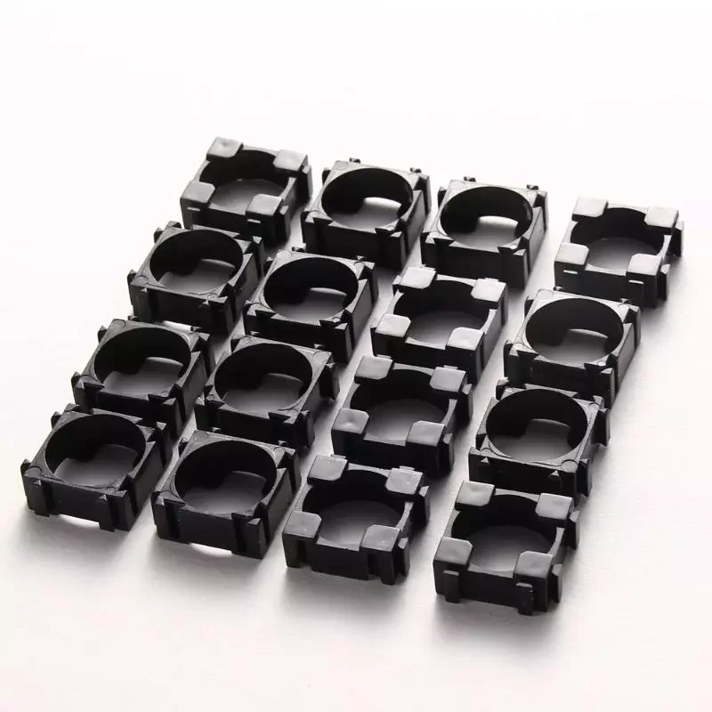 

2022New 100pcs 18650 Battery Safety Anti Vibration Holder Cylindrical Bracket 22x22mm Li-ion Cell Storage Lithium Battery Suppor
