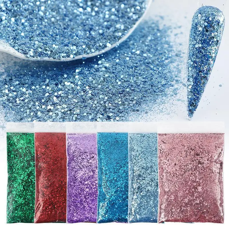 

(0.2/1MM)50g Mixed Lazer Sequins Christmas Series Laser Nail Art Glitter Sequin Epoxy Resin DIY Filler(0.2/1mm)