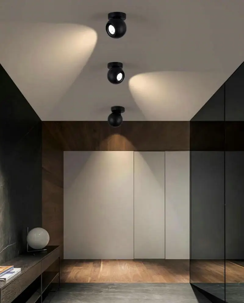 Алюминиевый потолочный светильник с регулируемой яркостью 10 Вт