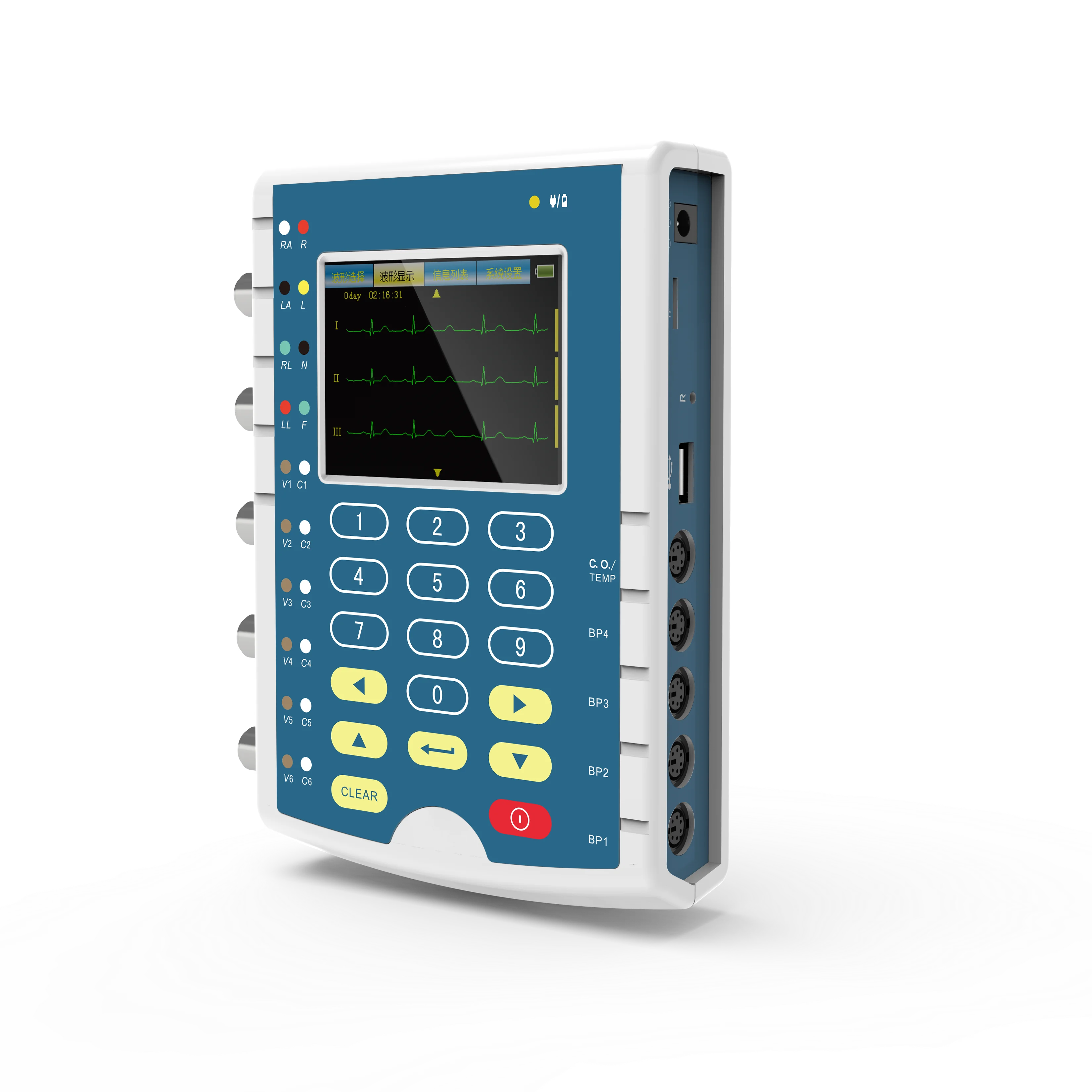 

Contec MS400 ECG Simulator Multiparameter Simulator Touch Screen EKG Simulation