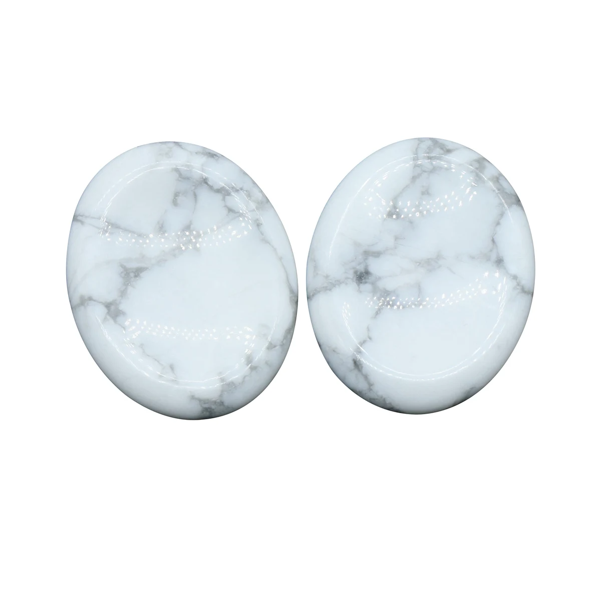 Фото 6 шт., волшебный камень Howlite для снятия стресса, легко носить с собой, лечение чакры, волшебный драгоценный камень, лечебная чакра №5