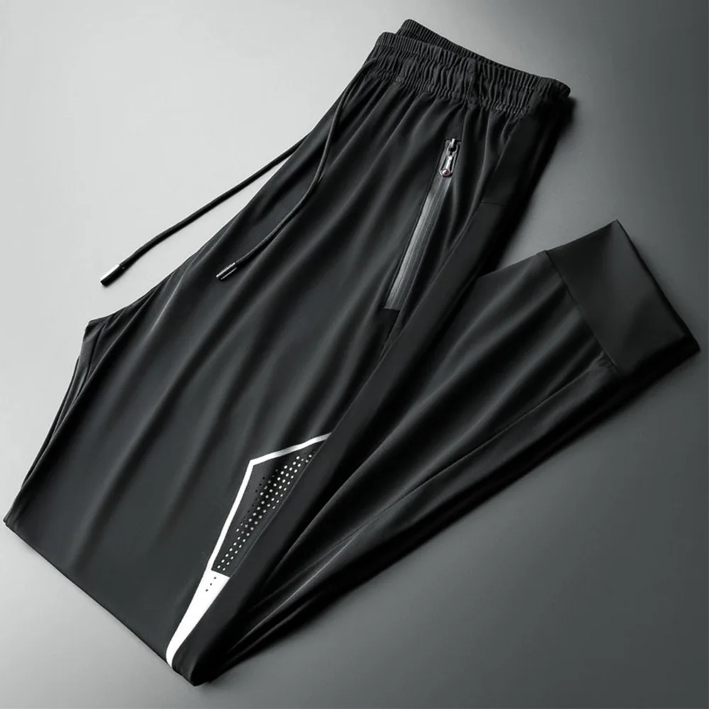 

Summer casual pants large size ice silk pants loose men's pants fashion casual sports pants men's trousers