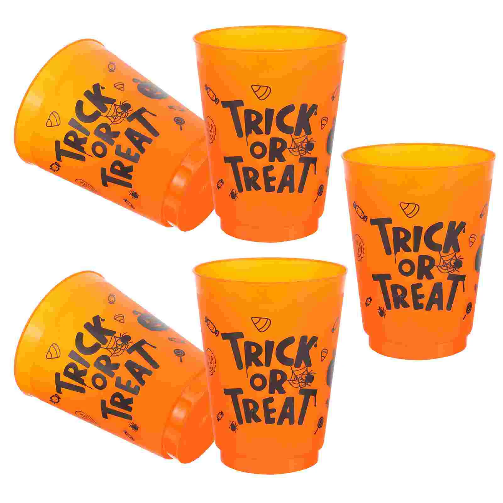 

5 Pcs Water Cup Decor Decorative Milk Plastic Household Mug Halloween Party Cups Drink