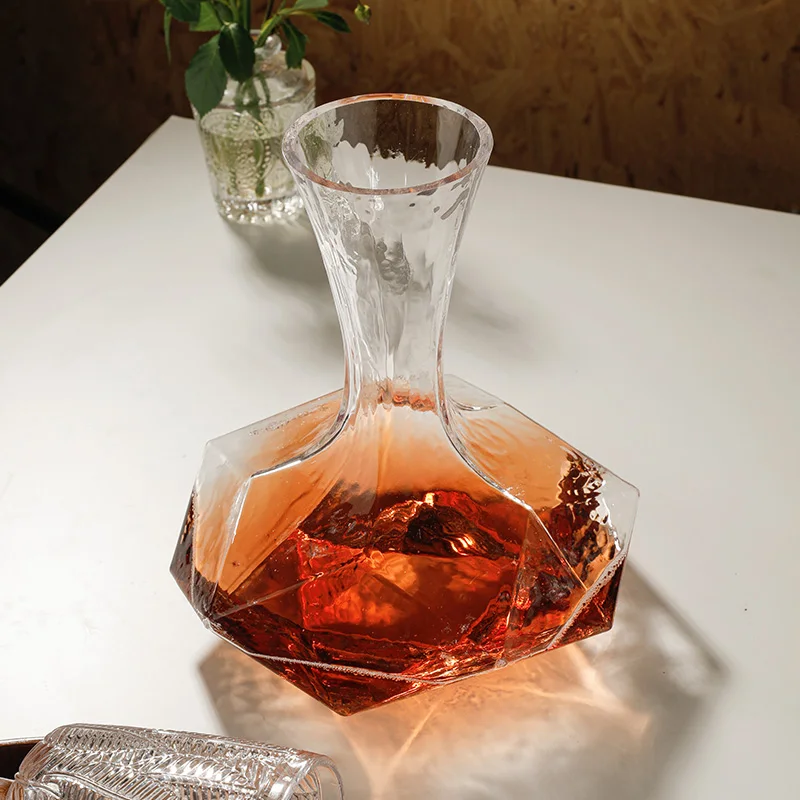 

Превосходный Декантер для красного вина ручной работы, Хрустальный разливатель для вина, высококачественный графин для воды, утолщенная ст...