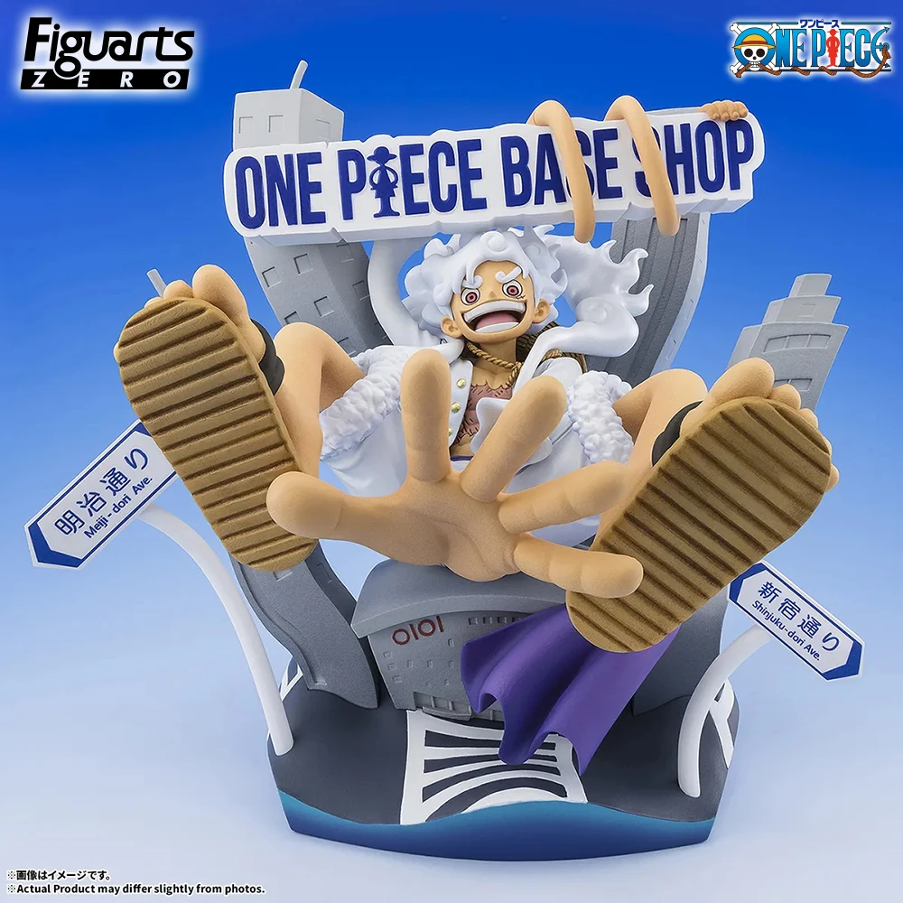 Фото В наличии: Оригинальная коллекционная фигурка BANDAI Limited Figuarts ZERO Gear 5 Luffy Shinjuku Marui, аниме-фигурка, модель игрушки №3