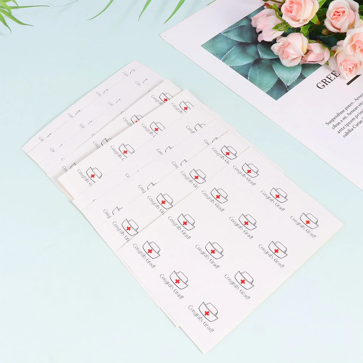 

24 Sheets Sealing Sticker Self-Adhesive Wrapping Stickers Decals for Gift