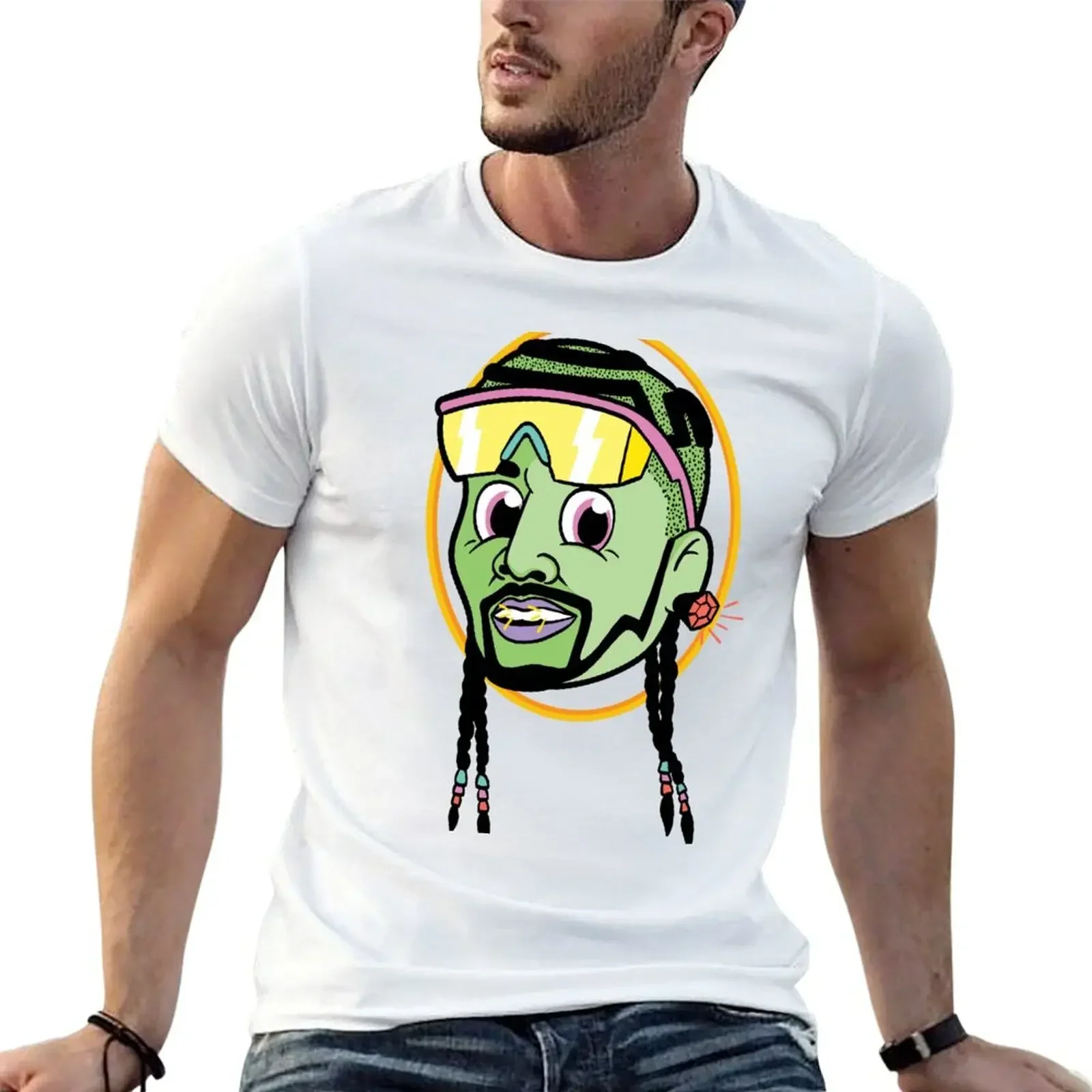 Футболка Riff Raff мешковатые рубашки мужская футболка большого размера по