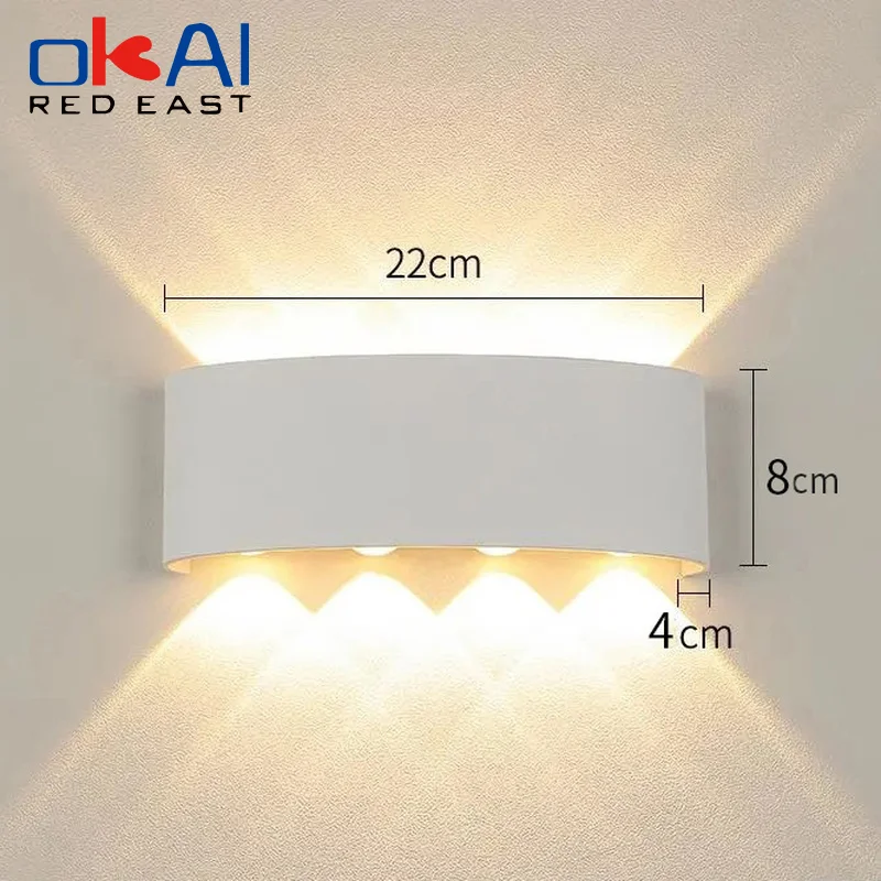 

LED Wall Lamp Outdoor Courtyard Lighting Salon Interior Bedroom Living Room Staircase Corridor Lamp Bedside Home Decoration.