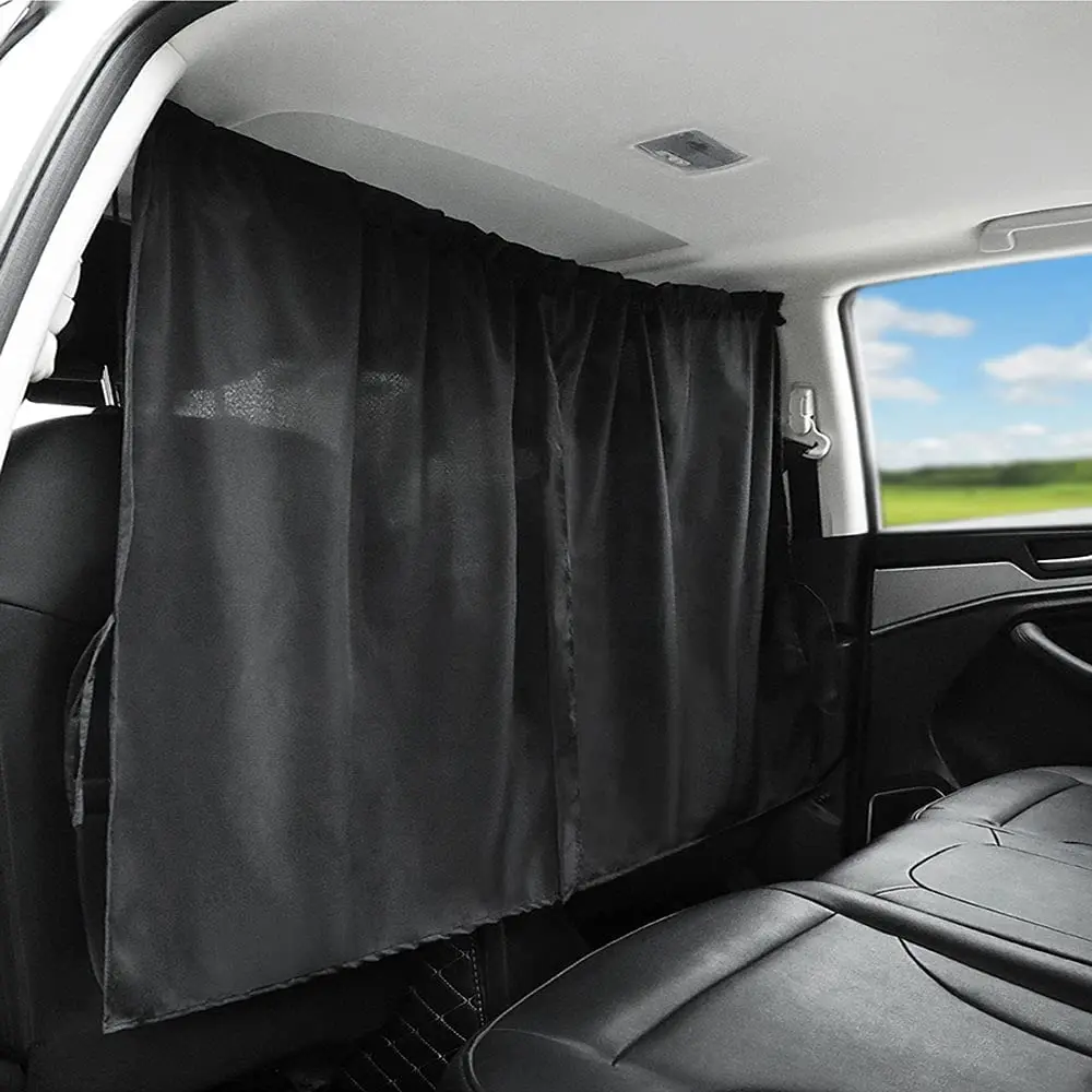 

Car Isolation Curtain Partition Protection Curtain Commercial Vehicle Air conditioning Sun Shade Privacy Curtain For Car Camping