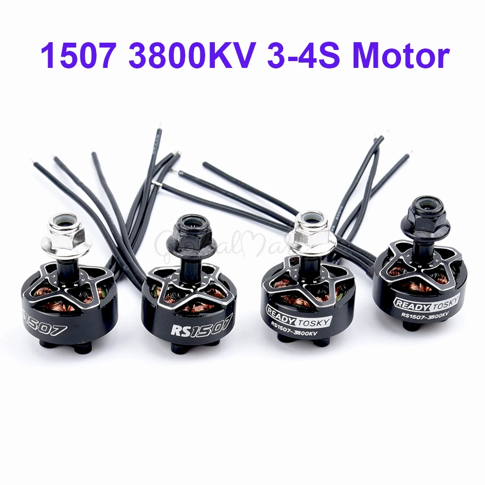 RS1507 1507 3800KV 3-4S бесщеточный двигатель CW / CCW для Micro Mini FPV RC Racing Drone DIY Quadcopter Cineboy 146