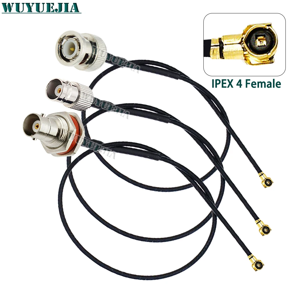 

1 шт. uFL/u.FL/IPX/IPEX-4 Female к BNC Male/ Female Waterproof RF1.13 кабель Wi-Fi антенна Pigtail Удлинительный шнур Радиочастотный кабель 5 ~ 100 см