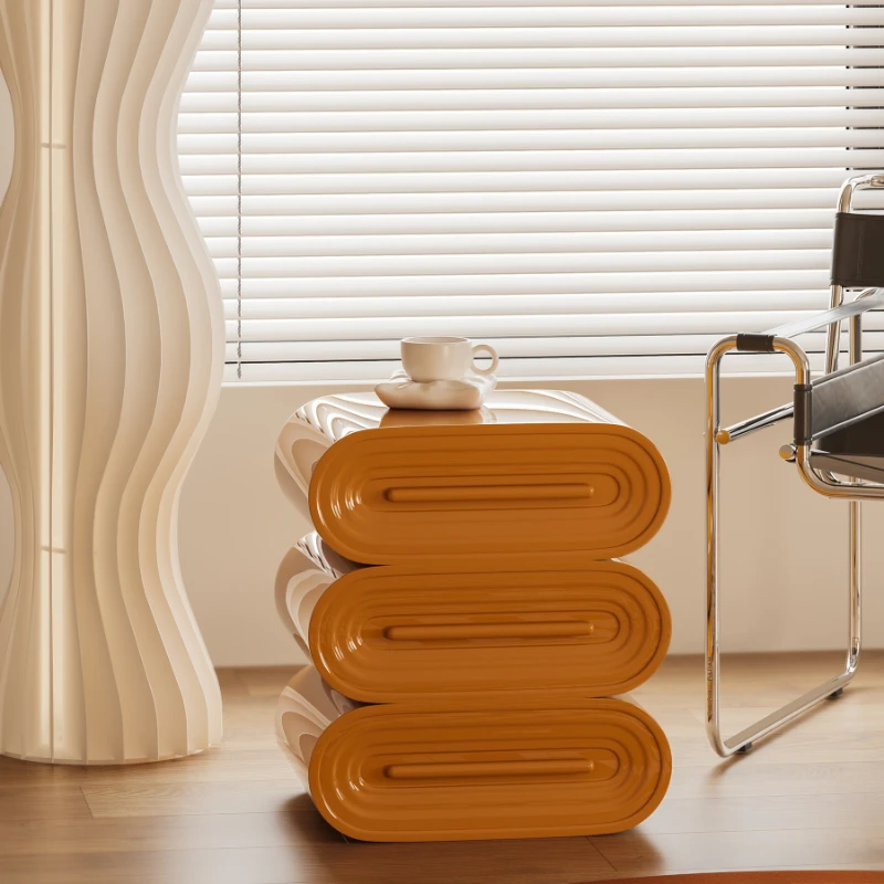 

Simple and classic three-layer bucket cabinet, bedside cabinet, bedside cabinet, sofa side cabinet, ins small unit cabinet,