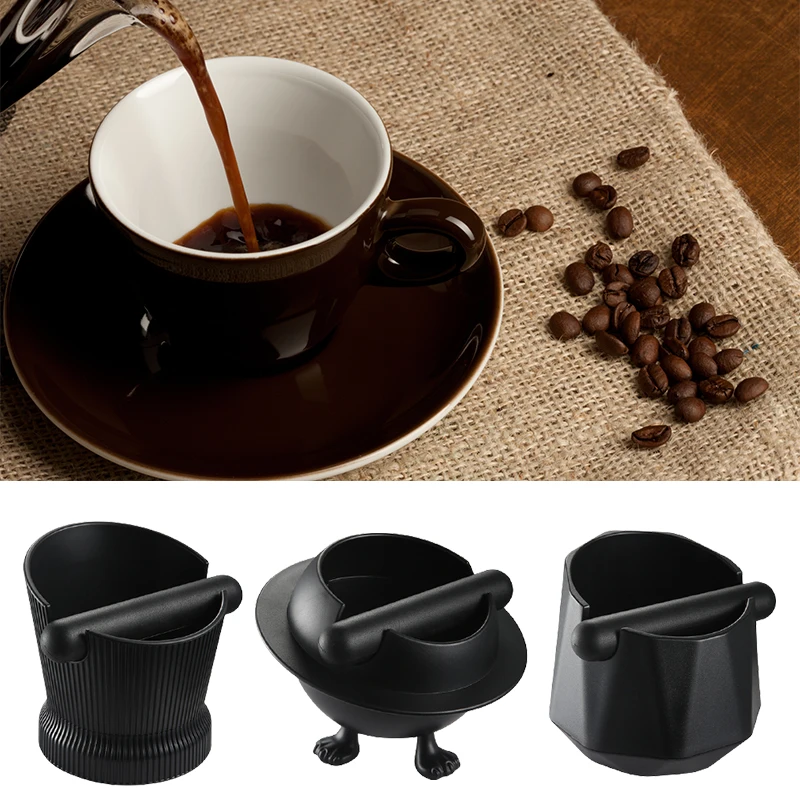 

Coffee Tapping Box Shock-Absorbent Espresso Knock Box For Barista Coffee Grind Coffee Cafe Waste Bin With Detachable Knock Bar