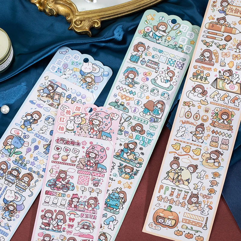 

12packs/LOT agoo taste appreciation period series cute lovely creative decoration DIY PET stickers