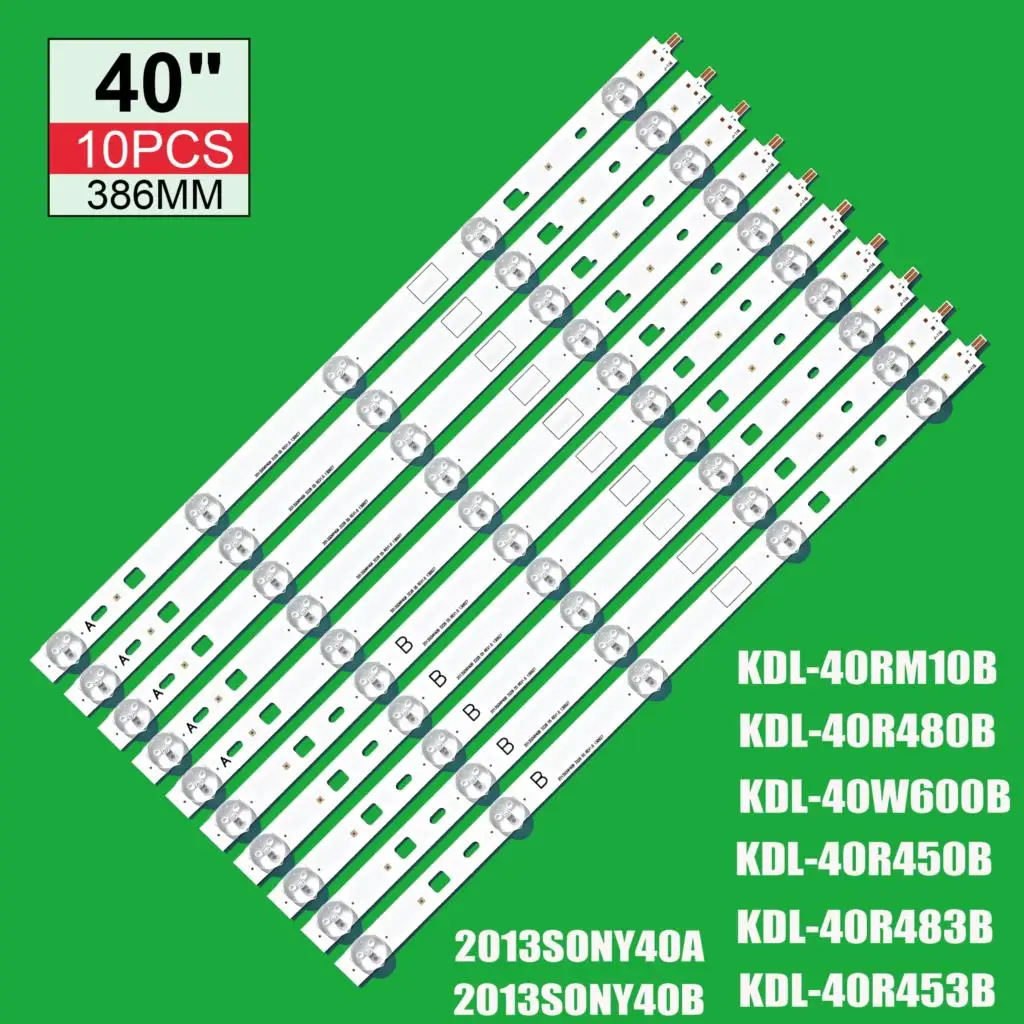 

100% New 2013SONY40A 2013SONY40B LED Backlight strip For Sony 40"TV KDL-40RM10B KDL-40W600B KDL-40R480B KDL-40R450B KDL-40W605B