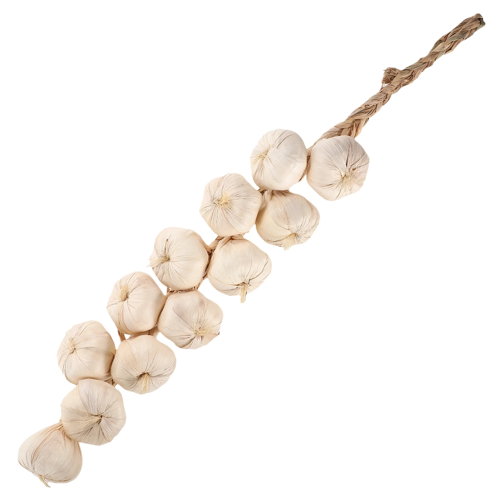 

12pcsFake Garlic Hanging String Artificial Garlic Strings Kitchen Garden Wall Decor Vegetable Photography Prop