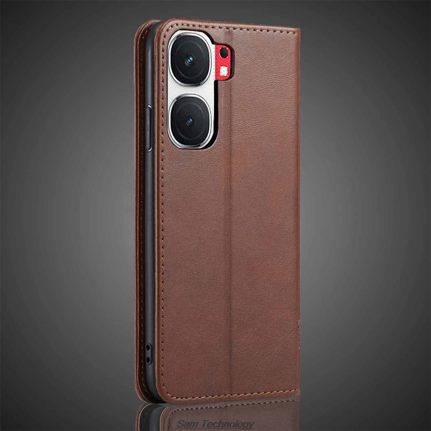 Кожаный чехол с магнитным притяжением для Vivo iQOO Neo 9s Pro/iQOO Neo9s Pro+ кобура откидной