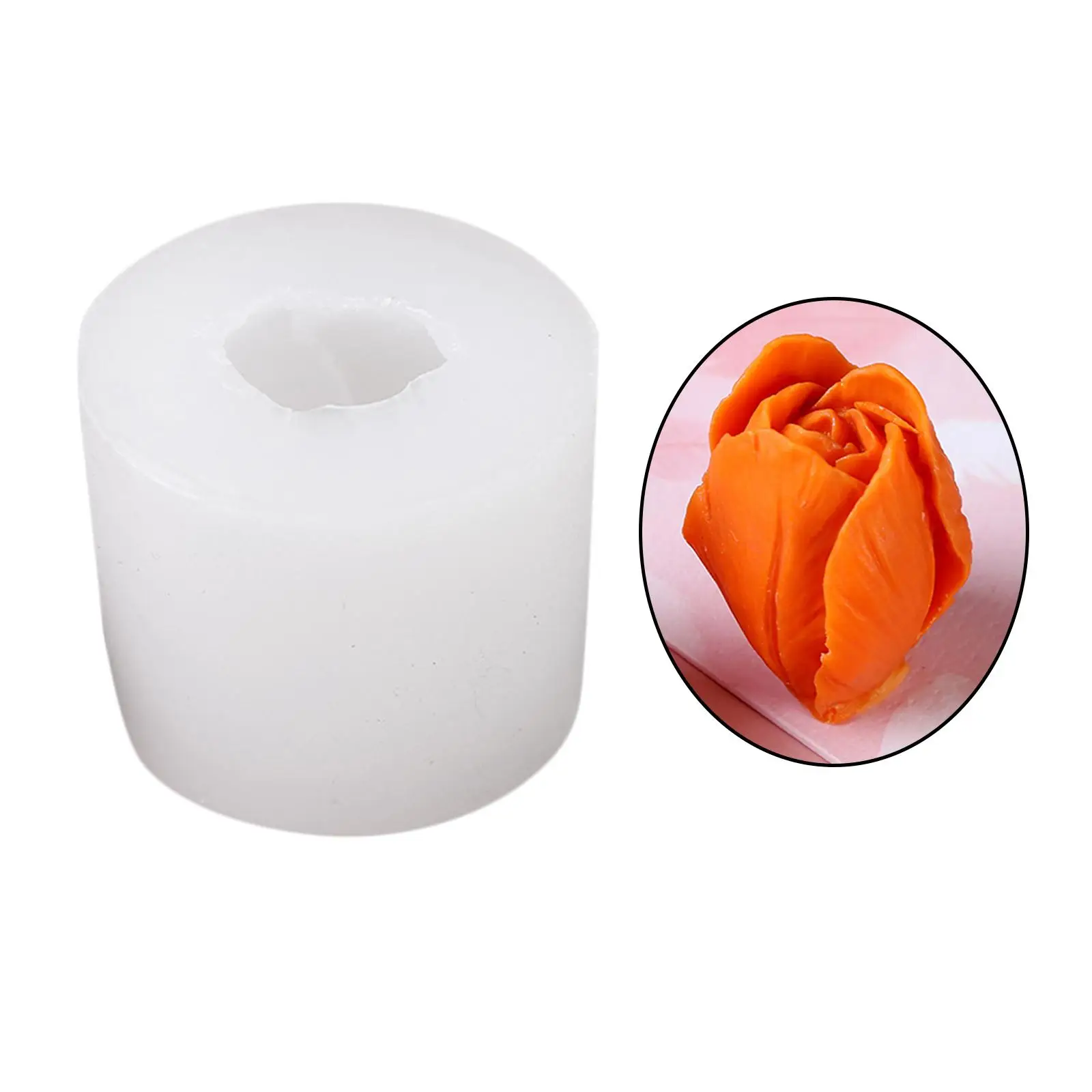 

3D Силиконовые свечи, эпоксидная смола, форма в виде тюльпана, форма для изготовления ароматического воска, форма для рабочего стола, домашни...