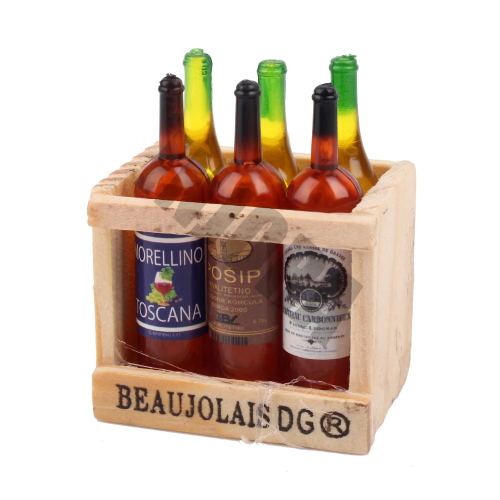 INJORA мини-бутылка для вина и лоток Модель игрушки 1/10 Масштаб RC автомобиль