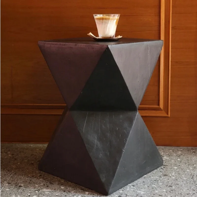 

Скандинавский дизайн, минималистичные художественные Современные Геометрические боковые столы из оксида магния, журнальные столики, кафе, магазин, маленькая уличная мебель для стола