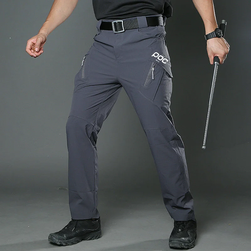 

Брюки-карго MOTO POC мужские, летние брюки для езды на велосипеде, с карманами, эластичные тактические штаны X9