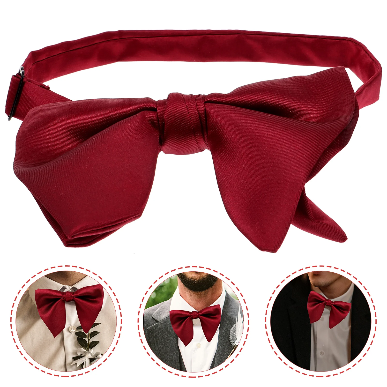 

Fashionable Bow Tie Ties Men Pretied Groom Bowtie Bachelor Party Tuxedo Bowties